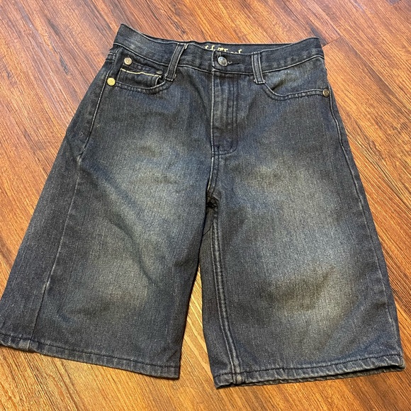 Old Skool Boy’s Denim Jean Shorts Size 6 - Picture 1 of 5
